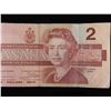 Image 3 : 1986 Canada $2 Bill Serial # EBF8197870