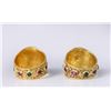 Image 5 : Two Antique Cambodian 22K Gold Ceremonial Thumb Rings