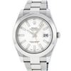 Image 2 : Rolex Mens Datejust 2 White Index Smooth Bezel Datejust 41MM