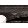 Image 8 : Hermes Black Alligator Leather Bearn Wallet