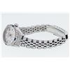 Image 7 : Rolex Ladies Quickset Silver Index Diamond Lugs & Sapphire Datejust Wristwatch