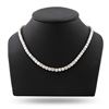 Image 2 : 28.92 ctw Diamond 14K White Gold Tennis Necklace
