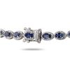 Image 3 : 12.05 ctw Tanzanite and 0.41 ctw Diamond Necklace