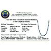 Image 4 : 12.05 ctw Tanzanite and 0.41 ctw Diamond Necklace