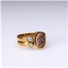 Image 2 : Heavy 18K Yellow Gold & Antique Cameo Ring