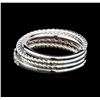 Image 2 : 0.65 ctw Diamond Ring - 14KT White Gold