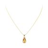 Image 2 : 6.00 ctw Imperial Topaz And Diamond Pendant & Chain - 18KT Yellow Gold