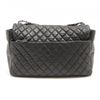 Image 2 : Chanel Black Quilted Soft Lambskin Leather Single Jumbo Flap Shoulder Bag