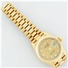 Image 7 : Rolex Ladies 18K Yellow Gold Champagne Diamond Dial President Wristwatch