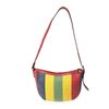 Image 3 : Gucci Multicolor Striped Canvas Hobo Bag