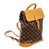 Image 2 : Louis Vuitton Brown Damier Ebene Soho Backpack