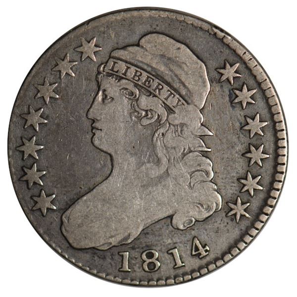 1814 Capped Bust Half Dollar Coin