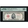 Image 1 : 1928C $5 STAR Legal Tender Note PMG 65EPQ