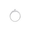 Image 3 : 14KT White Gold 0.52ctw Diamond Ring