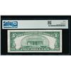 Image 2 : 1934B $5 Mule Silver Certificate PMG 30