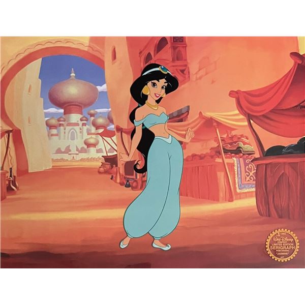 Disney Jasmine From Aladdin Limited Edition Sericel Animation Art Cel