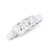 Image 2 : 14KT White Gold 1.25ctw Diamond Ring