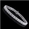 Image 1 : 14KT White Gold 5.15ctw Diamond Bracelet