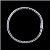 Image 3 : 14KT White Gold 5.15ctw Diamond Bracelet