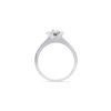 Image 3 : 14KT White Gold 0.54ctw Diamond Ring