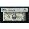Image 1 : 1934D $20 Chicago FRN PMG 65EPQ