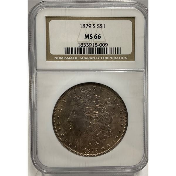 1879-S $1 Morgan Silver Dollar NGC MS66