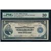 Image 1 : 1918 $5 Chicago FRBN PMG 30