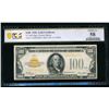 Image 1 : 1928 $100 Gold Certificate PCGS 58