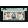 Image 1 : 1928E $5 Legal Tender Note PMG 67EPQ
