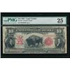 Image 1 : 1901 $10 Bison Legal Tender Note PMG 25