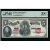Image 1 : 1907 $5 Legal Tender Note PMG 58EPQ