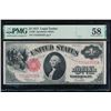 Image 1 : 1917 $1 Legal Tender Note PMG 58