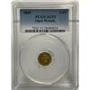 Image 1 : 1849 $1 Open Wreath Gold Coin PCGS AU53
