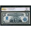 Image 1 : 1899 $2 Mini Porthole Silver Certificate PCGS 35