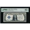 Image 1 : 1928 $1 STAR Silver Certificate PMG 63EPQ