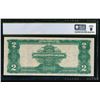 Image 2 : 1899 $2 Mini Porthole Silver Certificate PCGS 30