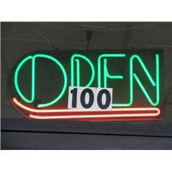 FALLON NEON "OPEN" SIGN