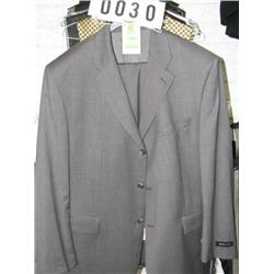 SUPER 110'S GREY COLOR COAT AND PANT (46REG 39W)