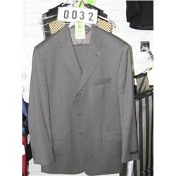 SUPER 110'S GREY COLOR COAT AND PANT (48LONG 42W)