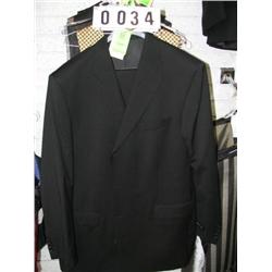 SUPER 110'S BLACK COLOR COAT AND PANT (48LONG 42W)