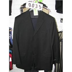 SUPER 110'S BLACK COLOR COAT AND PANT (44LONG 37W)