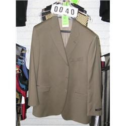 SUPER 110'S BROWN COLOR COAT AND PANT (48LONG 42W)