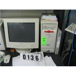 DELL L733R COMPUTER W/MONITOR