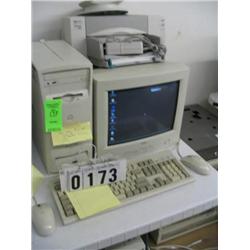 DELL P3 L733R COMPUTOR W/MONITOR