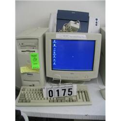 DELL P3 L733R COMPUTOR W/MONITOR