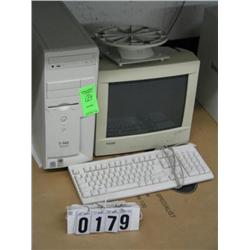 DELL P3 L733R COMPUTOR W/MONITOR