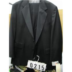NEW "AFTER SIX" MOHAIR BLACK COAT AND PANT TUXEDO SIZE 42 LONG