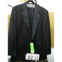 NEW "AFTER SIX" MOHAIR BLACK COAT AND PANT TUXEDO