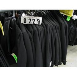 WOMENS POLY-NOTCH BLACK COATS