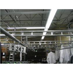 ALL OVERHEAD RACKS IN BUILDING